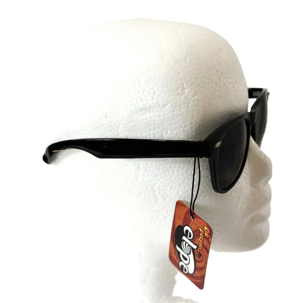 ELOPE Men In Black or Blues Brothers Black Rim Sunglasses  NWT NOS